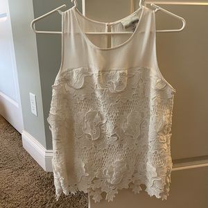Anthropologie embroidered tank
